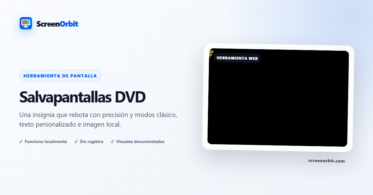Salvapantallas DVD para navegador de ScreenOrbit
