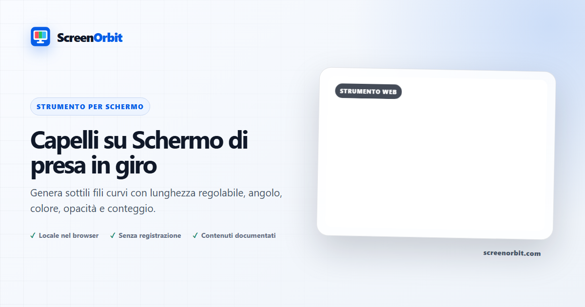 Capelli sullo schermo Punk strumento del browser da ScreenOrbit