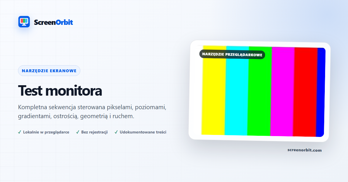 Monitoruj narzędzie do przeglądania ScreenOrbit
