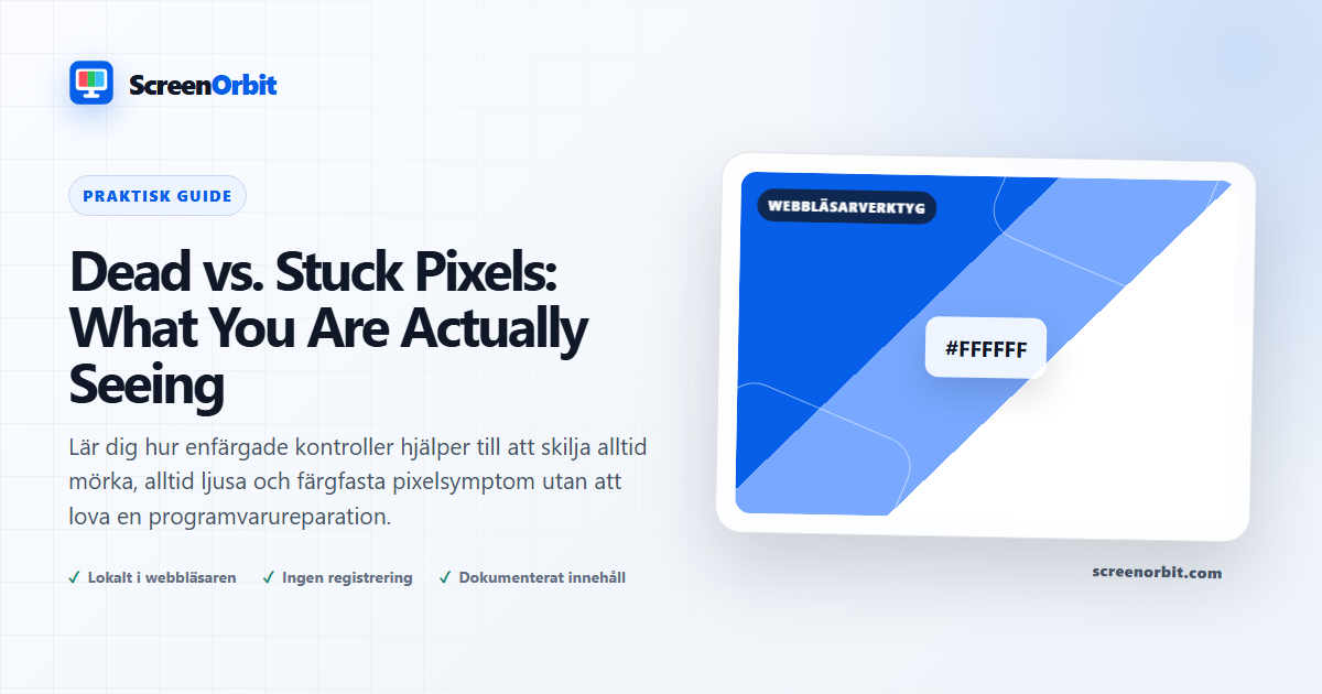 Döda mot Stuck Pixels: Vad du faktiskt ser |  ScreenOrbit